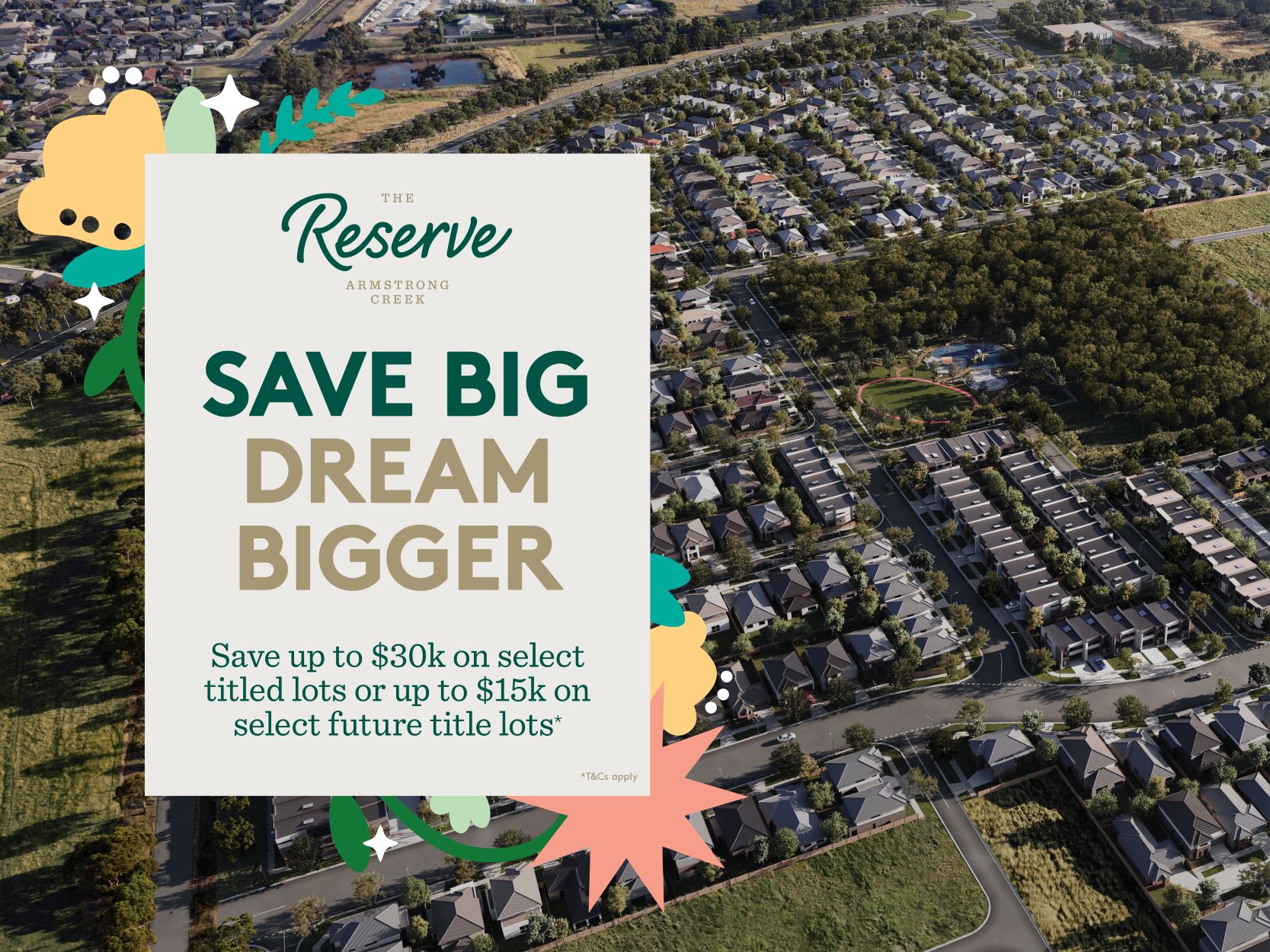 [Land for Sale] The Reserve Armstrong Creek Estate, Charlemont OpenLot